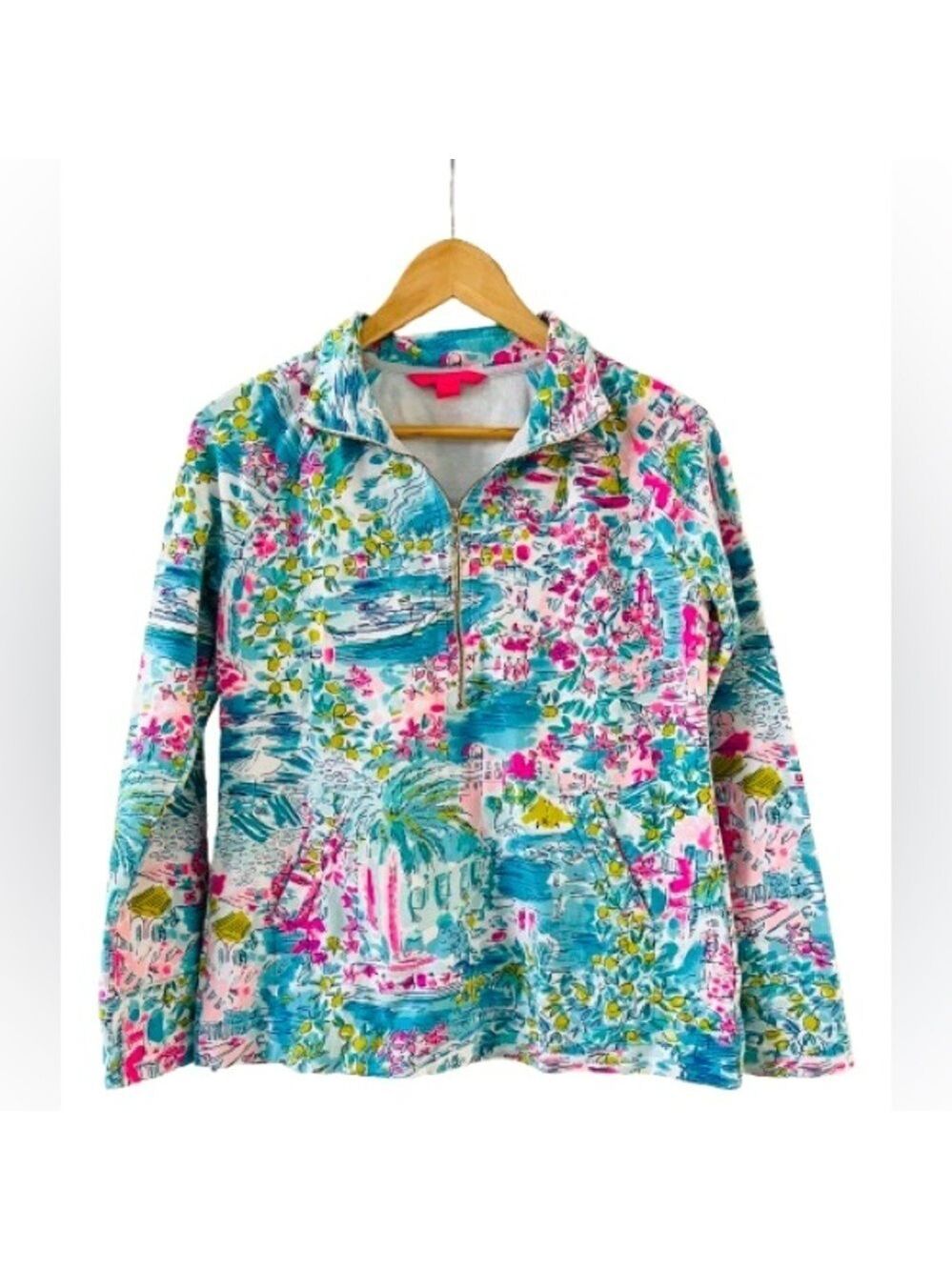 Lilly Pulitzer Skipper Popover
Rare Print Postcards From Positano
UPF 50+
Small - Picture 3 of 9
